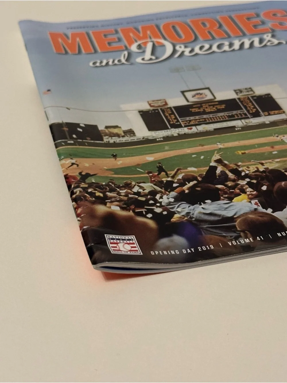 National Baseball Hall of Fame Memories & Dreams Magazine Opening Day 2019 41-2